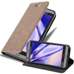 HTC Desire 530 / 630 Suojakuori Lompakkokotelo (Ruskea)