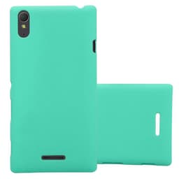 Sony Xperia T3 Cover Etui Case (Grøn)
