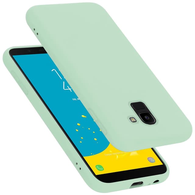 Samsung Galaxy J6 2018 Skal Fodral Case (Grön)