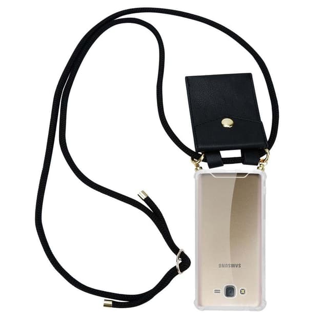 Samsung Galaxy J7 2015 Etui Cover Kæde (Sort)
