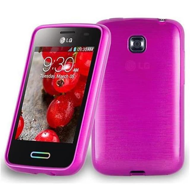 LG L3 II (2. SIM) Cover Etui Case (Lyserød)