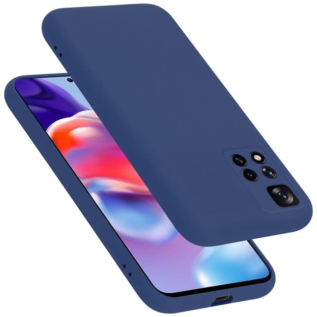 Xiaomi RedMi NOTE 11 PRO+ silikondeksel case (blå)