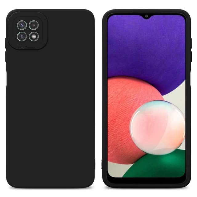 Samsung Galaxy A22 5G Suojakuori Kotelo (Musta)