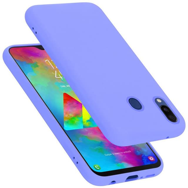 Samsung Galaxy M20 Skal Fodral Case (Lila)