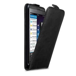 Blackberry Z10 Suojakuori Lompakkokotelo (Musta)