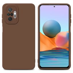 Xiaomi RedMi NOTE 10 PRO Skal Fodral Case (Brun)