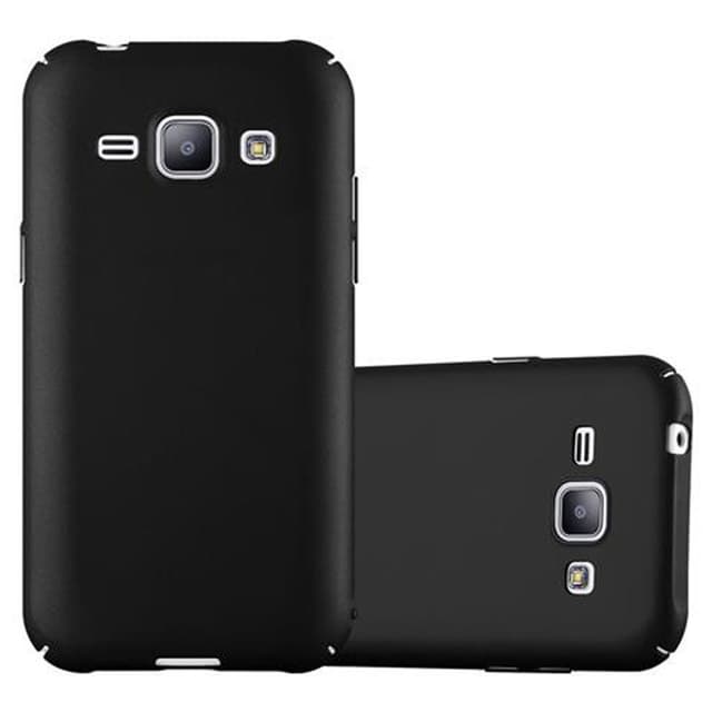 Samsung Galaxy J1 2015 Suojakuori Kotelo Cover (Musta)