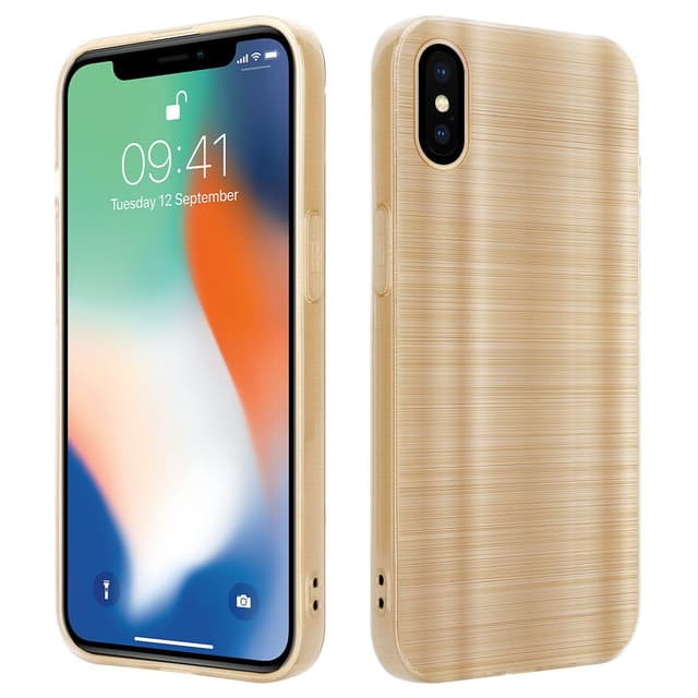 Suojakuori iPhone X / XS Kotelo (kulta)