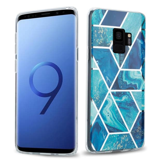 Samsung Galaxy S9 PLUS lommebokdeksel etui (blå)