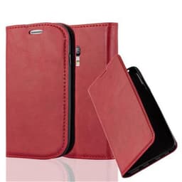 Samsung Galaxy S3 MINI lommebokdeksel case (rød)