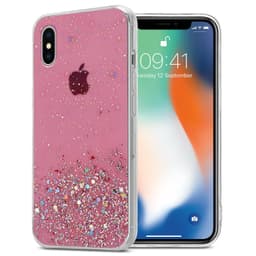 iPhone XS MAX Suojakuori Suojakotelo (Vaaleanpunainen)