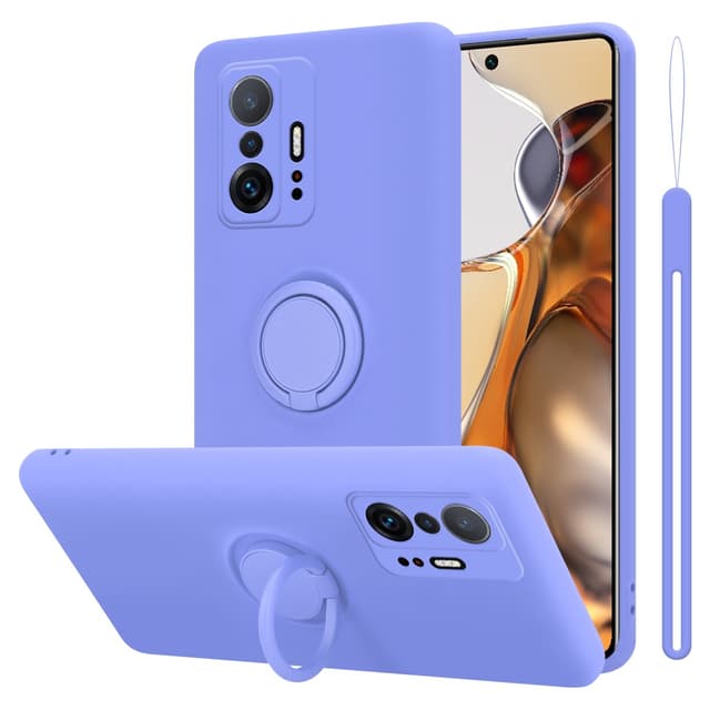 Deksel Xiaomi 11T / 11T PRO Ring Case (lilla)