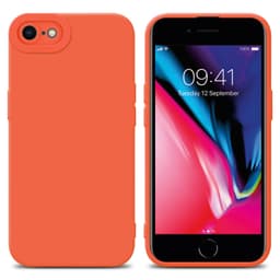 iPhone 7 / 7S / 8 / SE 2020 Cover Etui Case (Orange)