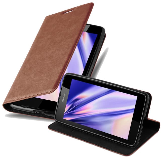 Nokia Lumia 540 Skal Fodral Case (Brun)