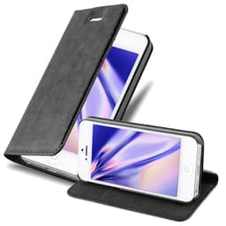 iPhone 5 / 5S / SE 2016 Cover Etui Case (Sort)