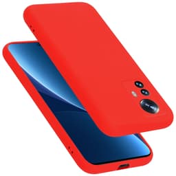 Xiaomi 12 PRO silikondeksel case (rød)
