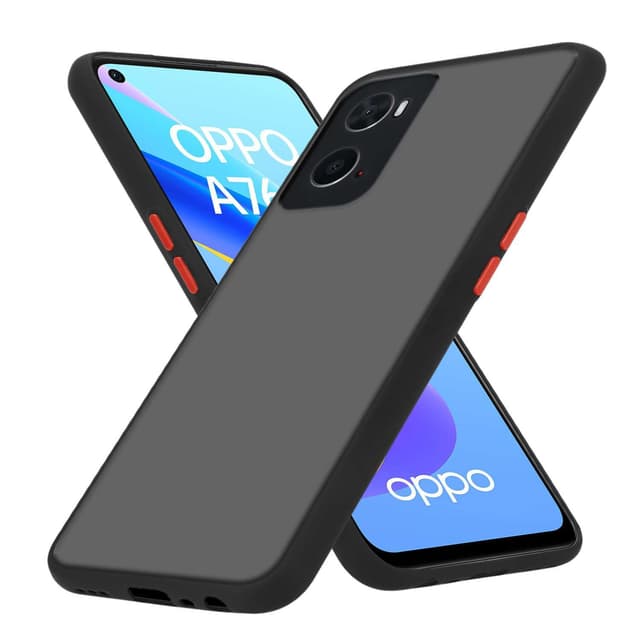 Funda Bimaterial Realme 9i, Oppo A76 Y A96 Con Anillo Metálico Soporte