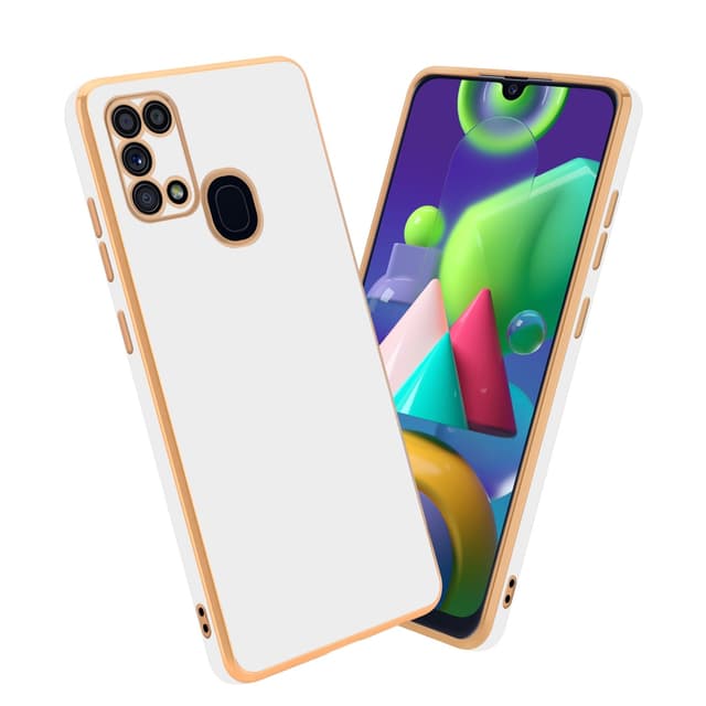 Samsung Galaxy M31 Suojakuori Cover (Valkoinen)