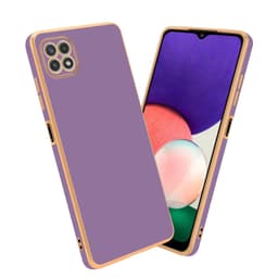 Samsung Galaxy A22 5G silikondeksel case (lilla)