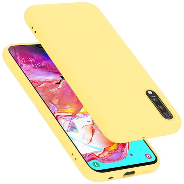 Samsung Galaxy A70 / A70s Suojakuori Kotelo (Keltainen)