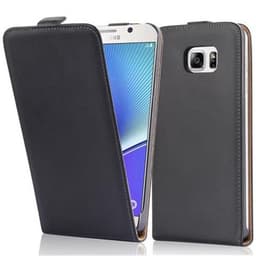 Samsung Galaxy NOTE 5 Deksel Flip Case (svart)