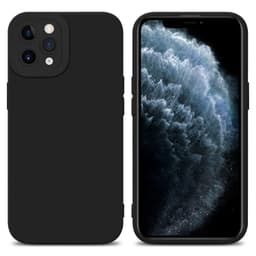 iPhone 11 PRO MAX Suojakuori Suojakotelo (Musta)