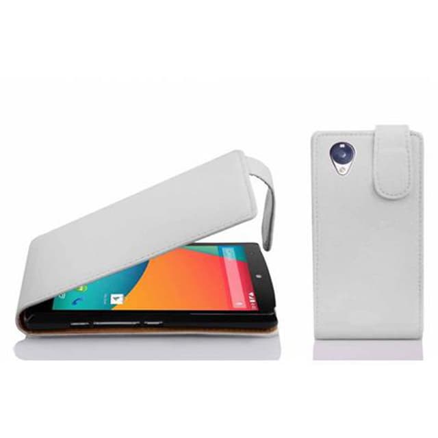 LG Google NEXUS 5 Pungetui Flip Cover (Hvid)