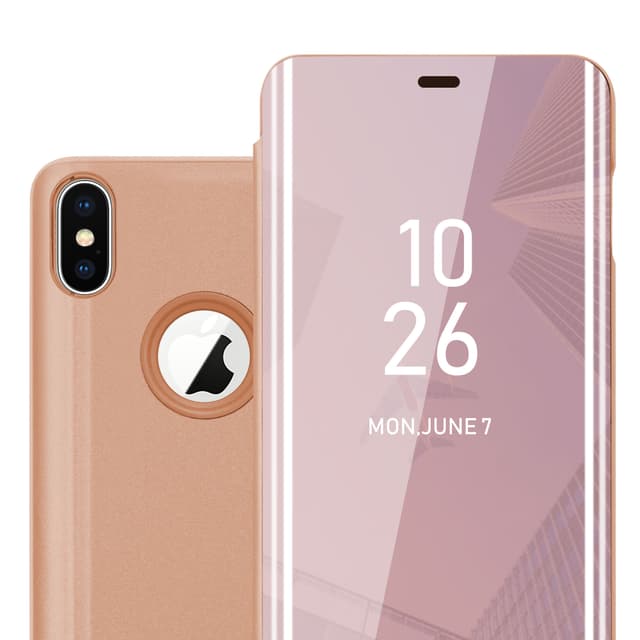 iPhone XS MAX Pungetui Cover Case (Lyserød)