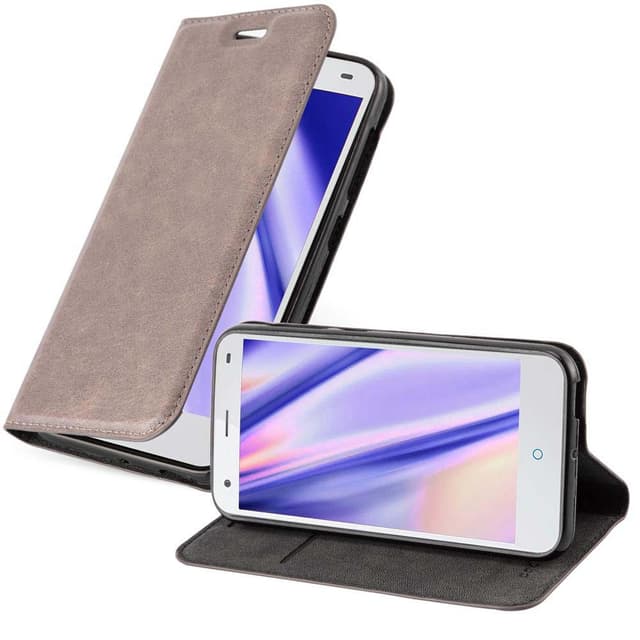 ZTE Blade S6 Suojakuori Lompakkokotelo (Ruskea)