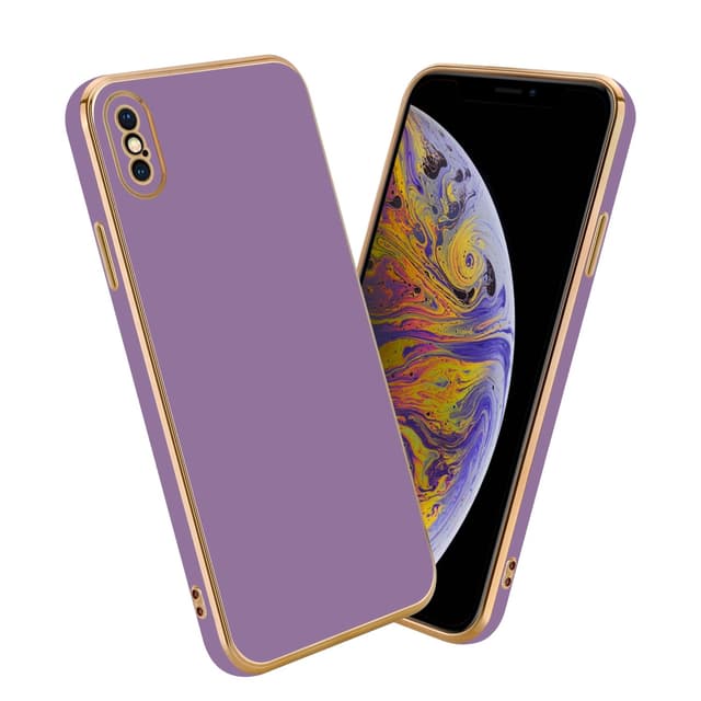 iPhone X / XS silikondeksel case (lilla)