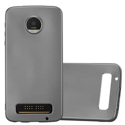 Motorola MOTO Z PLAY Cover Etui Case (Grå)