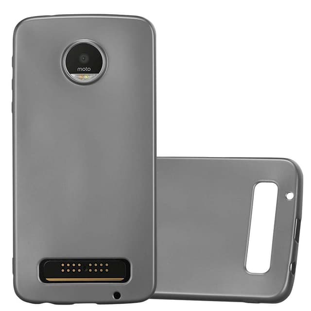 Motorola MOTO Z PLAY Cover Etui Case (Grå)