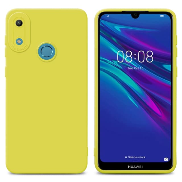 Huawei Y6 2019 Skal Fodral Case (Gul)