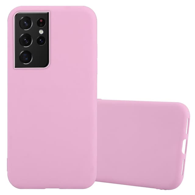 Cover Samsung Galaxy S21 ULTRA Etui Case (Lyserød)