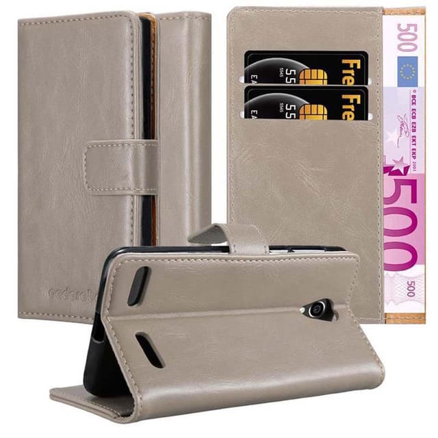 ZTE Blade L7 lommebokdeksel etui (brun)