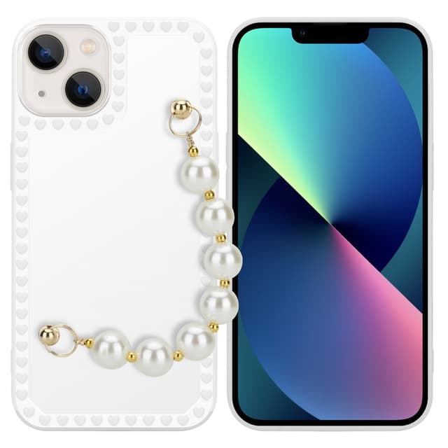 iPhone 13 MINI Suojakuori Kotelo (Valkoinen)