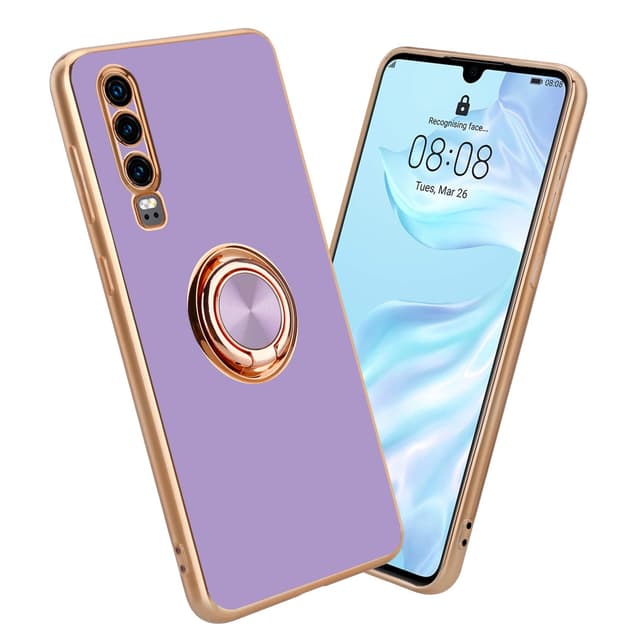 Huawei P30 Skal Fodral Case (Lila)