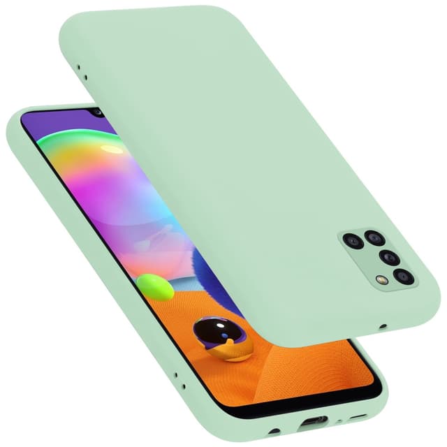 Samsung Galaxy A31 Skal Fodral Case (Grön)