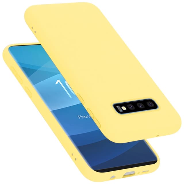 Samsung Galaxy S10 PLUS Skal Fodral Case (Gul)