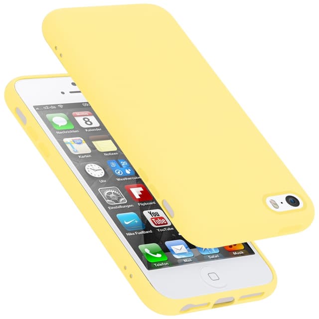 iPhone 5 / 5S / SE 2016 Skal Fodral Case (Gul)