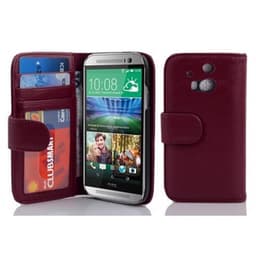HTC ONE M8 lommebokdeksel case (lilla)