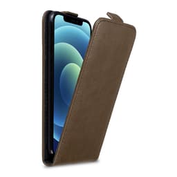 iPhone 12 / 12 PRO deksel flip cover (brun)