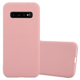 Deksel Samsung Galaxy S10 PLUS Silikon cover (rosa)