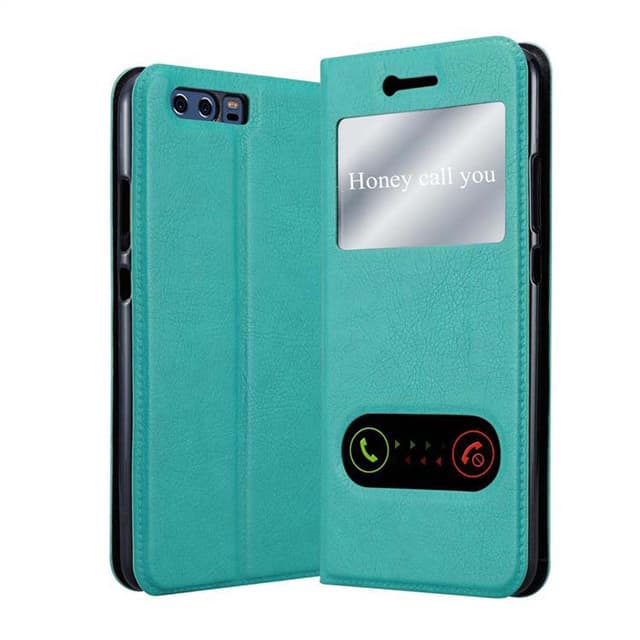 Huawei P10 PLUS Plånboksfodral Skal (Turkos)