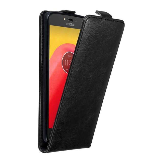 Motorola MOTO C Suojakuori Lompakkokotelo (Musta)