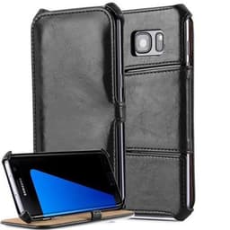 Skal Samsung Galaxy S7 EDGE Plånboksfodral (Svart)