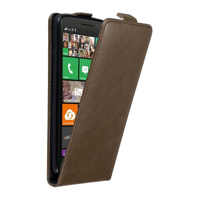 Nokia Lumia 929 / 930 Flipfodral Skal (Brun)