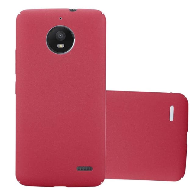 Motorola MOTO E4 Skal Fodral Case (Röd)