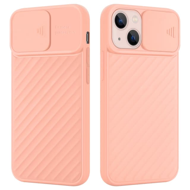 iPhone 13 silikondeksel case (rosa)