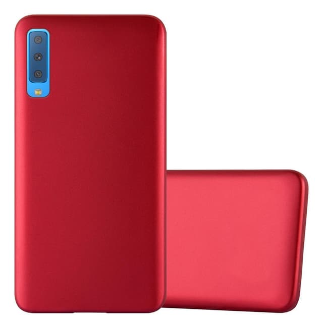 Samsung Galaxy A7 2018 Suojakuori Kotelo (Punainen)